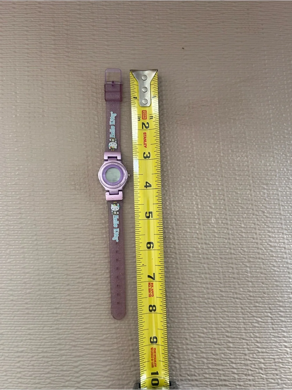 Sanrio Purple Glitter Kids Watch with Character Strap